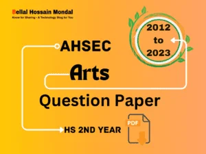 HS Arts Question Paper 2012 to 2023