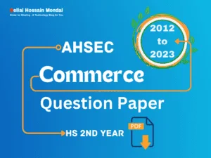 HS Commerce Question Paper 2012 to 2023