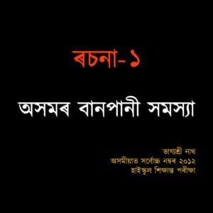 অসমৰ বানপানীৰ সমস্যা - Flood in Assam